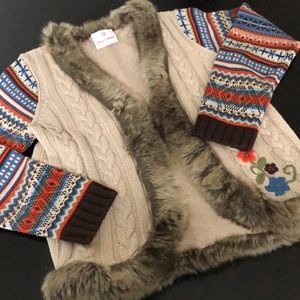 Hanna Andersson cable knit sweater